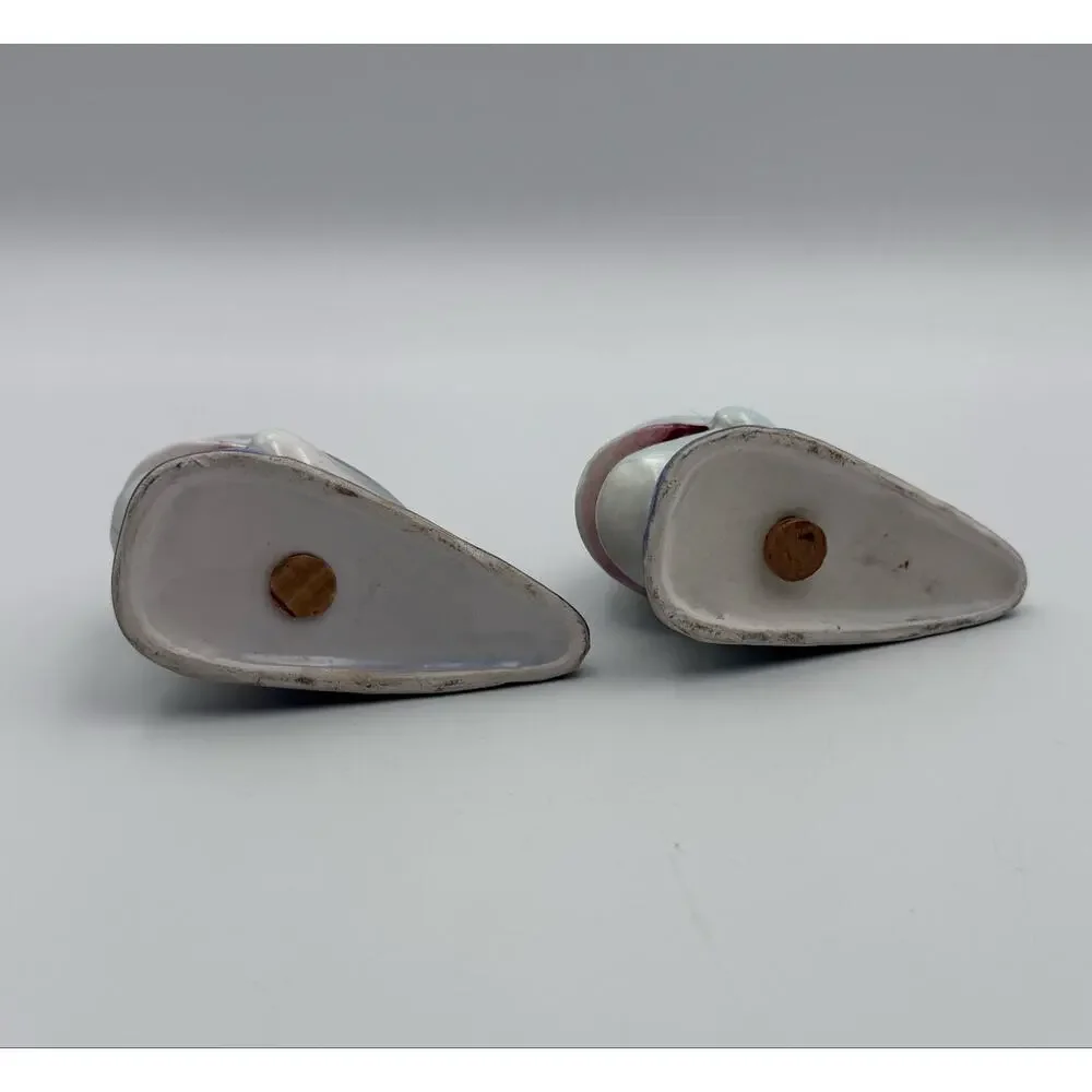 Vintage Anthropomorphic Whale Salt & Pepper Shaker Set Japan Ceramic